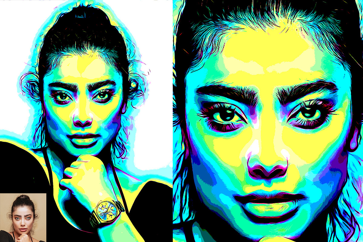 Portrait Cartoon Effect Action, an Action Add-On by MRI STUDIO (Photo 10 of 24)