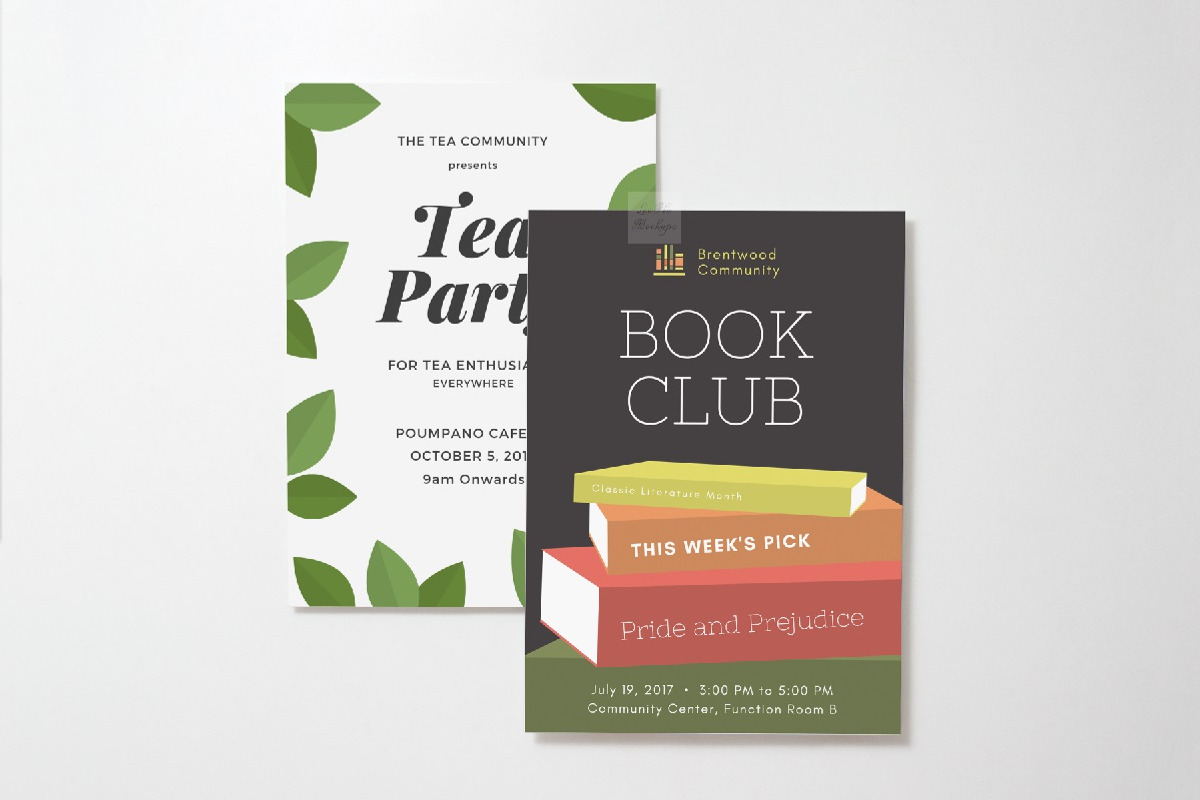 5x7 two flat cards flyer psd mockup, a Print Template by Leo Flo Mockups (Photo 5 of 6)