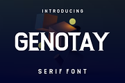 Genotay, a Serif Font by lelevien (Thumbnail 4 of 4)