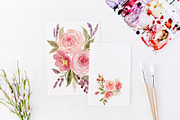 Watercolor Card&Papers Photo Bundle, an Arts & Entertainment Photo by SunnyTangerine Stock (Thumbnail 4 of 10)