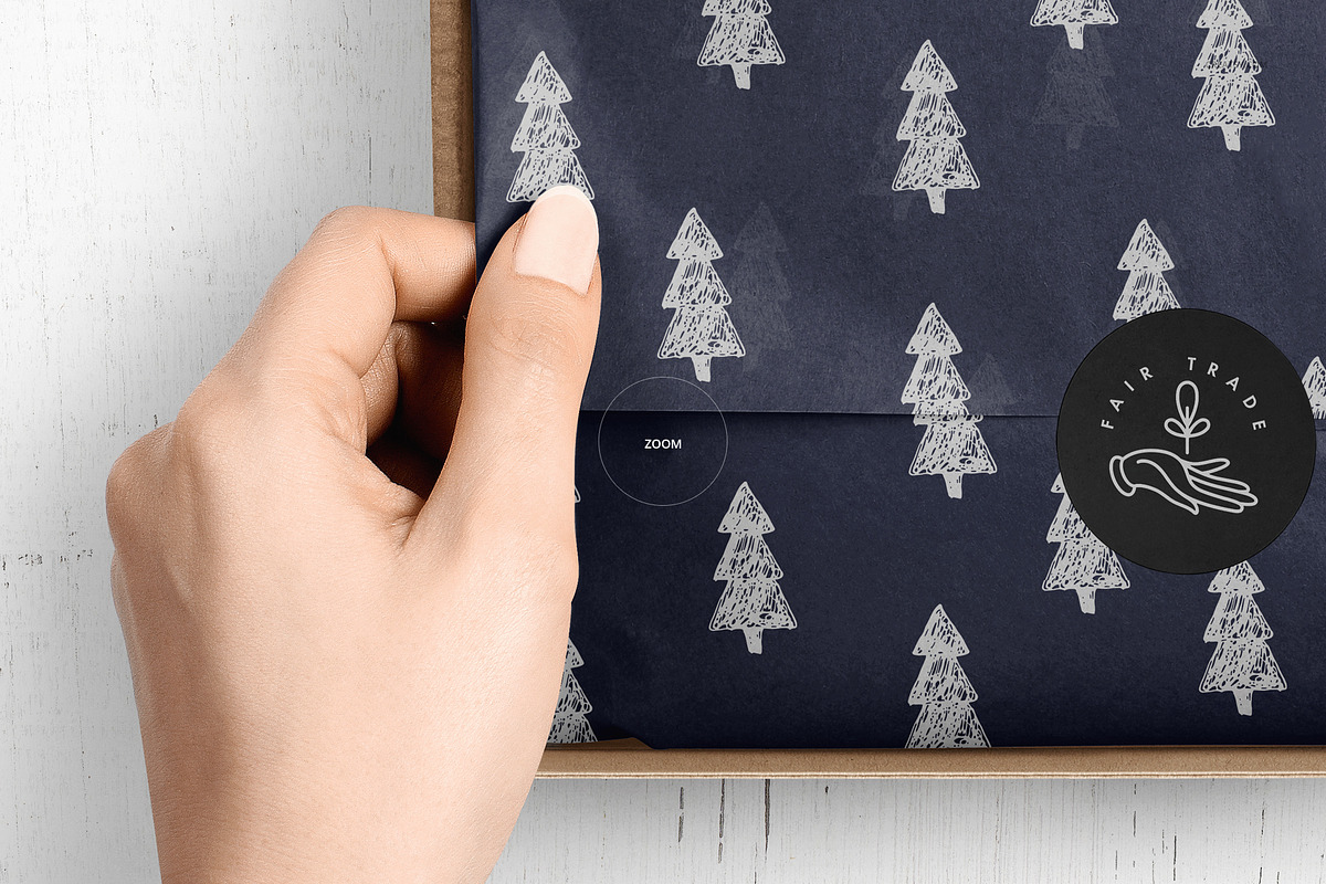Mailer Box Tissue Paper Mockup Set, a Packaging Mockup by creatsy5 (Photo 11 of 13)