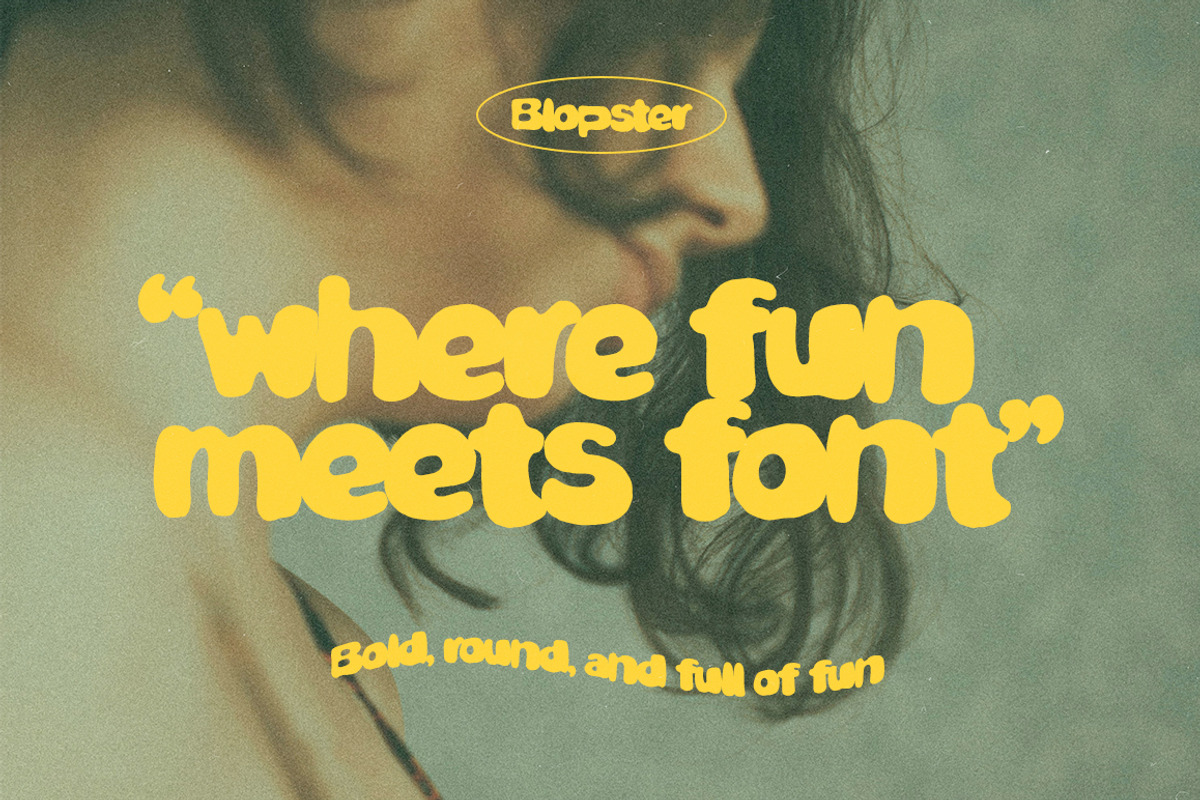Blopster, a Sans Serif Font by Fargun Studio (Photo 10 of 14)