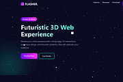 Flasher 3D – Animated Landing Page, a Landing Page Template by Modern Templates Studios (Thumbnail 1 of 4)