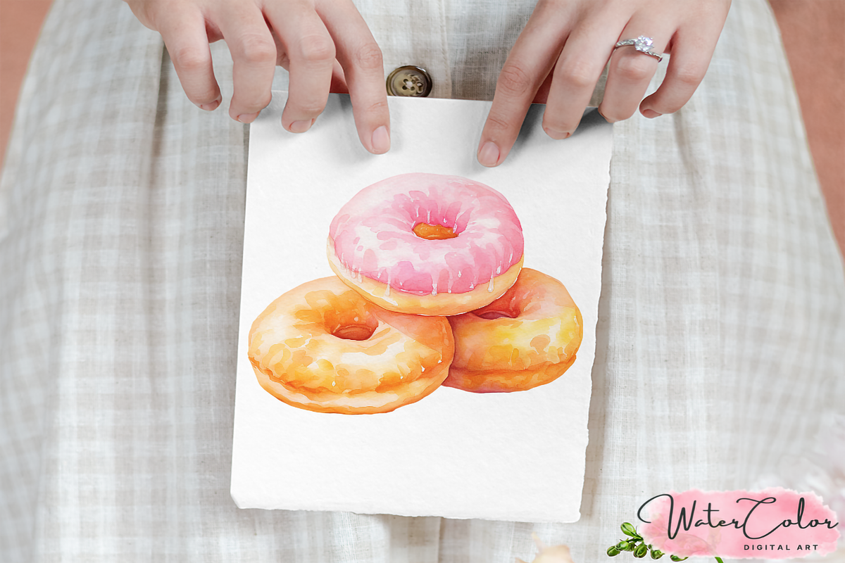 Baked Bakery Collection Clipart, a Food Illustration by Watercolor Digital (Photo 6 of 9)