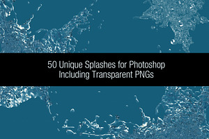 50 Splash Brushes For Photoshop