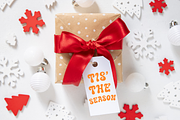 Christmas Bubble is retro font duo, a Handwritten Font by Brown Cupple (Thumbnail 2 of 7)