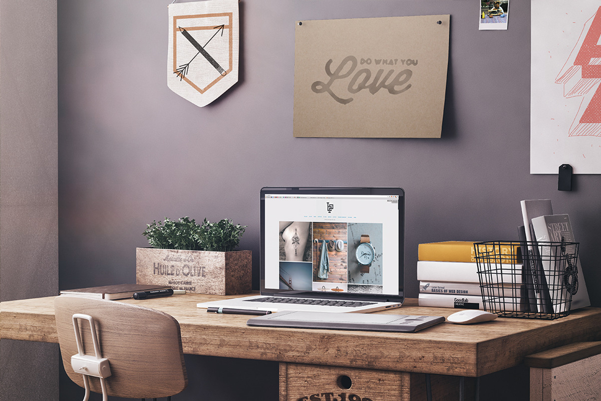 Workspace Mockup Set 1, a Mac Mockup by Best Pixels™ (Photo 5 of 5)