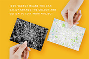 Rio de Janeiro city map, a Transportation Illustration by ink drop (Thumbnail 4 of 6)