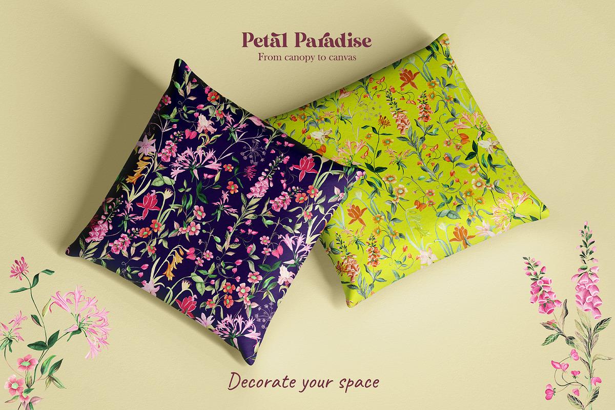 Petal Paradise Prints & Patterns, a Pattern Graphic by GND ART STUDIO (Photo 7 of 8)