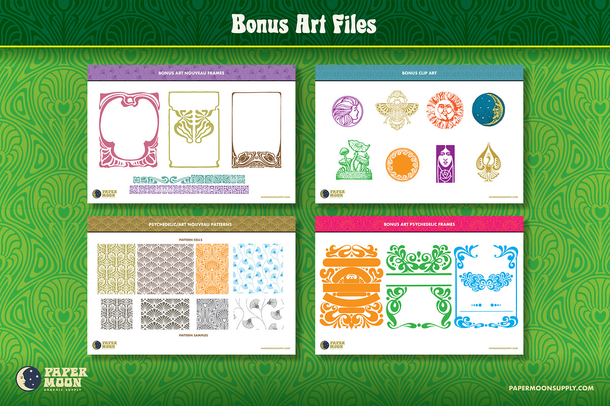 Eckmann & Eckmore Psychedelic Fonts, a Font by Paper Moon Graphic Supply (Photo 8 of 22)