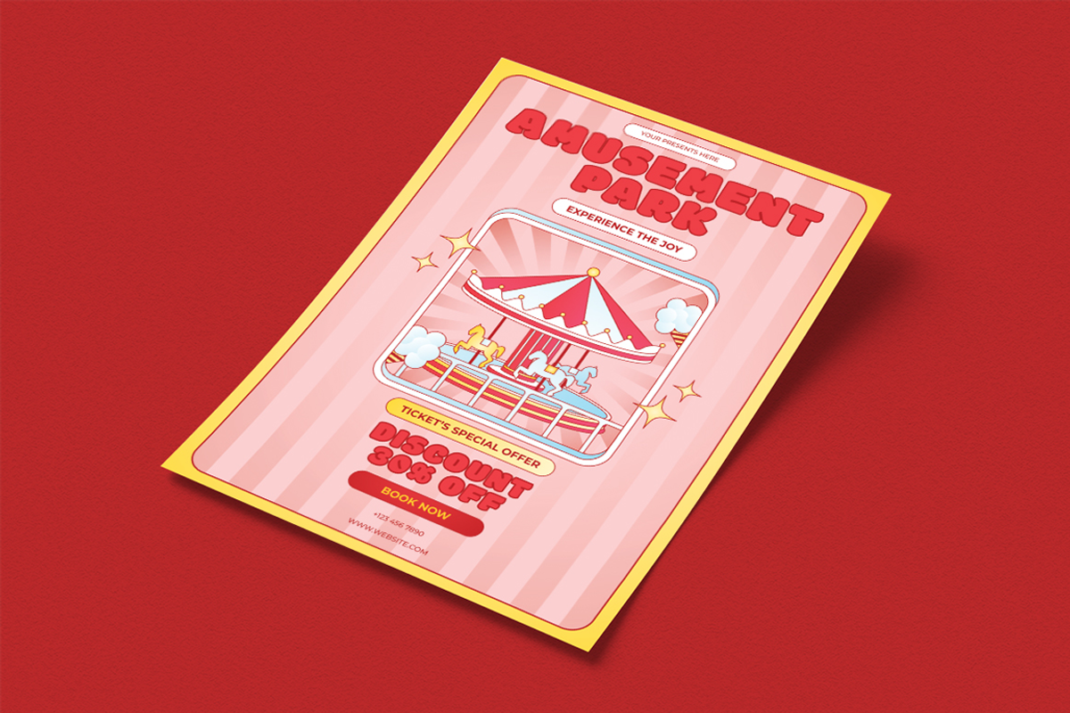 Merudo - Amusement Park Flyer Set, a Flyer Template by Attype (Photo 5 of 5)