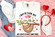 Sloth Valentine Graphic for Sloth, an Illustration by Canvas Craft (Thumbnail 5 of 7)