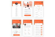 FitOn Fitness Adobe XD App, an UI Kit Template by themelove (Thumbnail 9 of 9)