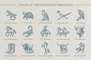 Wild South: 60 Frontier Vectors, an Object Illustration by lettett (Thumbnail 4 of 8)
