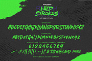 Wild Strokes - Wild Brush Font Rough, a Handwritten Font by Gassstype (Thumbnail 6 of 8)