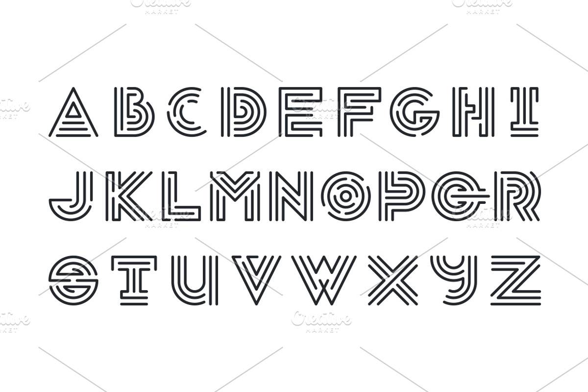 Bright color alphabet, an Object Graphic by SpaceNymph (Photo 4 of 5)