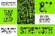 Rage | Rough Brush Sans Serif Font, a Sans Serif Font by Ardana Creative (Thumbnail 3 of 15)