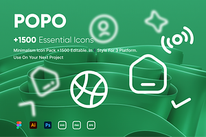 POPO Iconset 1500 Essential Icons