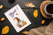 Halloween set. Watercolor gnomes, an Object Graphic by JuliaBadeeva (Thumbnail 2 of 7)
