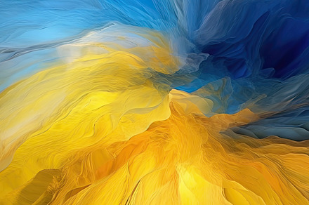 Abstract background of blue and yellow  colors. Ukraine concept., a Background Photo by AS photostudio