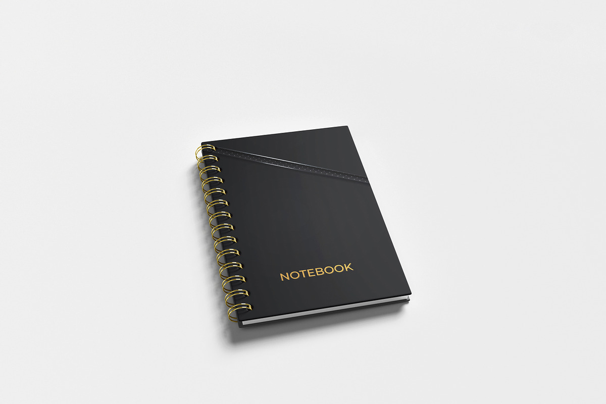 Spiral Notebook Mock-up, a Books & Magazine Mockup by Getdesign (Photo 7 of 8)