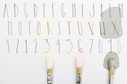 CELINA Skinny Hand Lettered Font, a Handwritten Font by Rhonna Designs (Thumbnail 5 of 5)