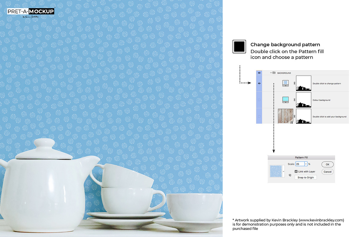 Ceramic Teapot Teacups Mockup, a Cups & Container Mockup by Pret-a-Mockup (Photo 5 of 9)