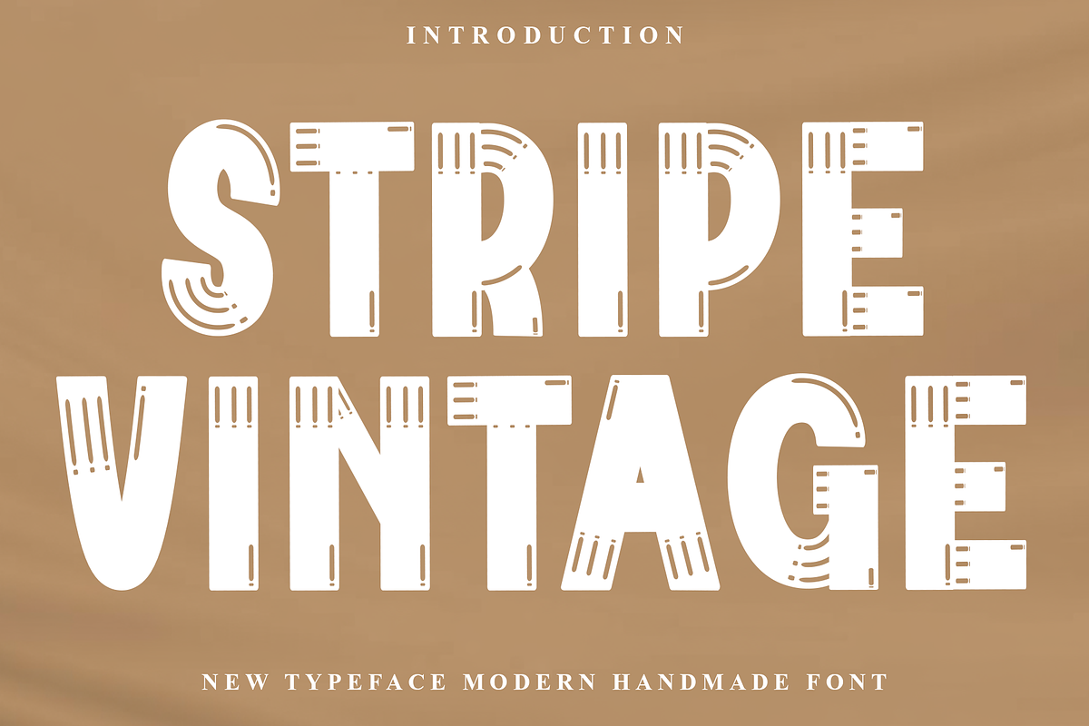 Stripe Vintage, a Script Font by InermediaSTUDIO (Photo 1 of 8)