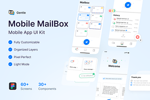 Gentle - MailBox App UI Kit