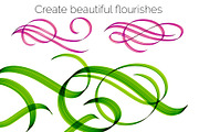 Calligraphy Procreate Brushes, a Brush Add-On by ZenLettering (Thumbnail 4 of 16)
