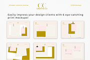 US Paper Collateral Mockup, a Marketing Template by CC CREATIVE CO (Thumbnail 3 of 8)