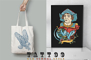 USA old school tattoo, a Background Graphic by intueri (Thumbnail 7 of 8)