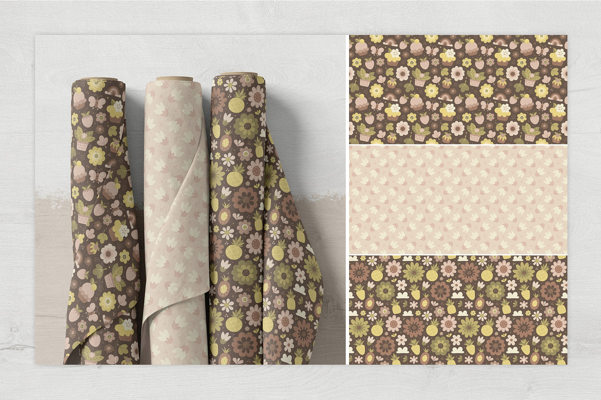 Flowers seamless pattern., a Pattern Graphic by LartGraphics (Photo 4 of 4)