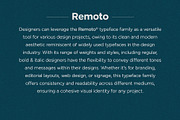 Remoto Typeface, a Sans Serif Font by JAM Type (Thumbnail 5 of 35)