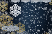 Snowflake Photoshop Brush set, a Brush Add-On by Wonderbox Creative (Thumbnail 4 of 13)