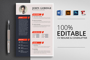 Job CV Resume Word Template