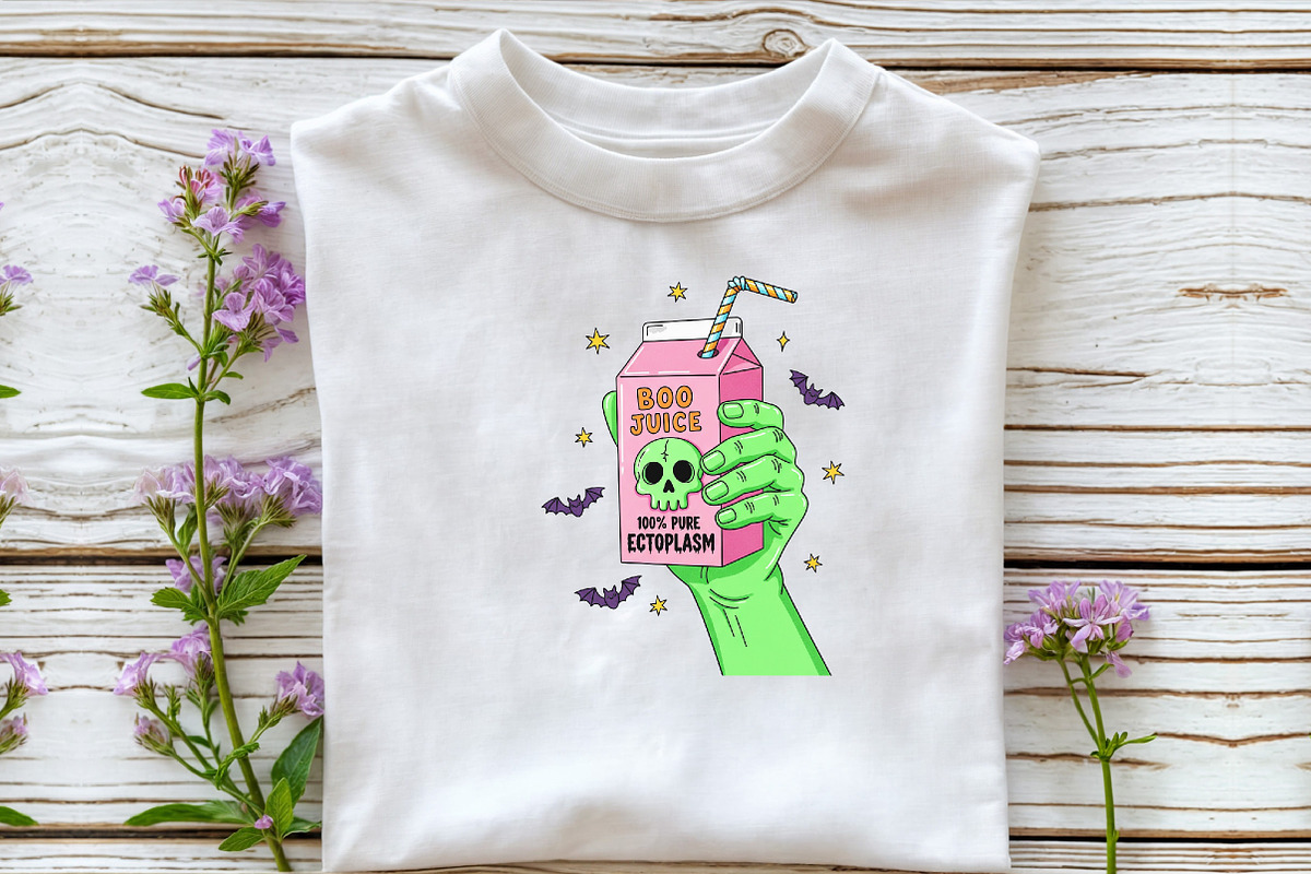 Boo Juice Halloween PNG – Funny Ghos, an Illustration by DreamCafeArt (Photo 3 of 7)