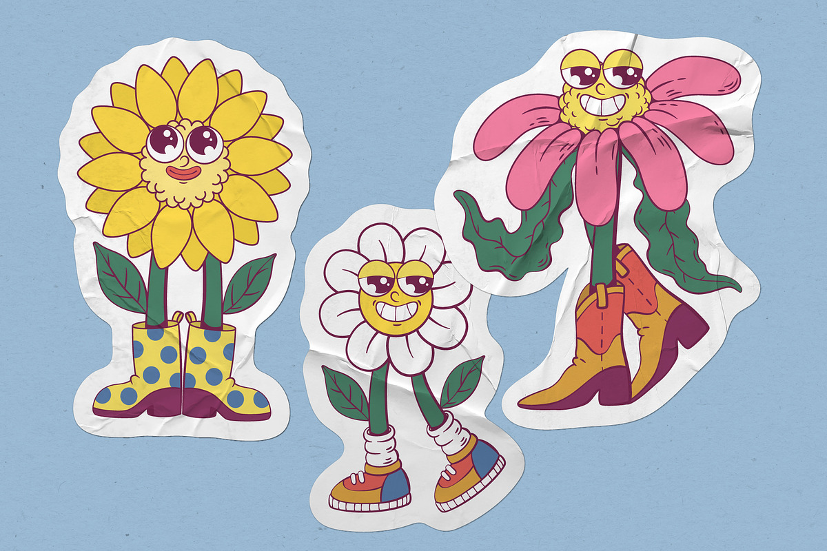 Flower Character Creator, an Illustration by Anastasiya Klempach (Photo 6 of 13)