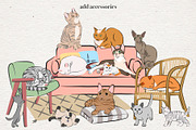 Cat Lover - Vector collection, an Animal Illustration by Alina Sh (Thumbnail 6 of 10)
