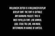 Halloween Juster - Scary Font, a Sans Serif Font by Iqsiart Studio (Thumbnail 4 of 6)