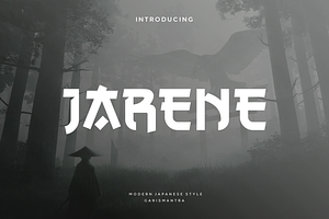 Jarene, a Font by garismantra