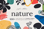 Nature Abstract Shapes and Florals, a Decorative Illustration by likorbut (Thumbnail 1 of 6)