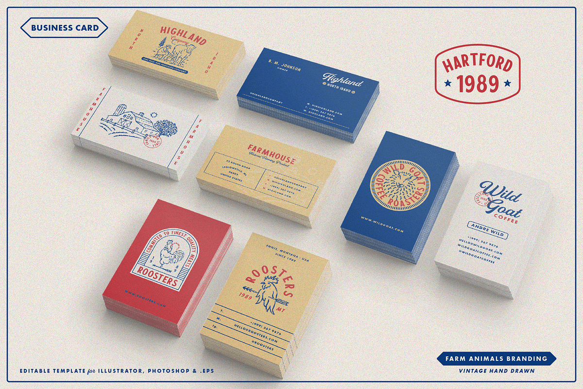 Farm Animals Branding, a Branding & Logo Template by Refolve Design (Photo 22 of 26)