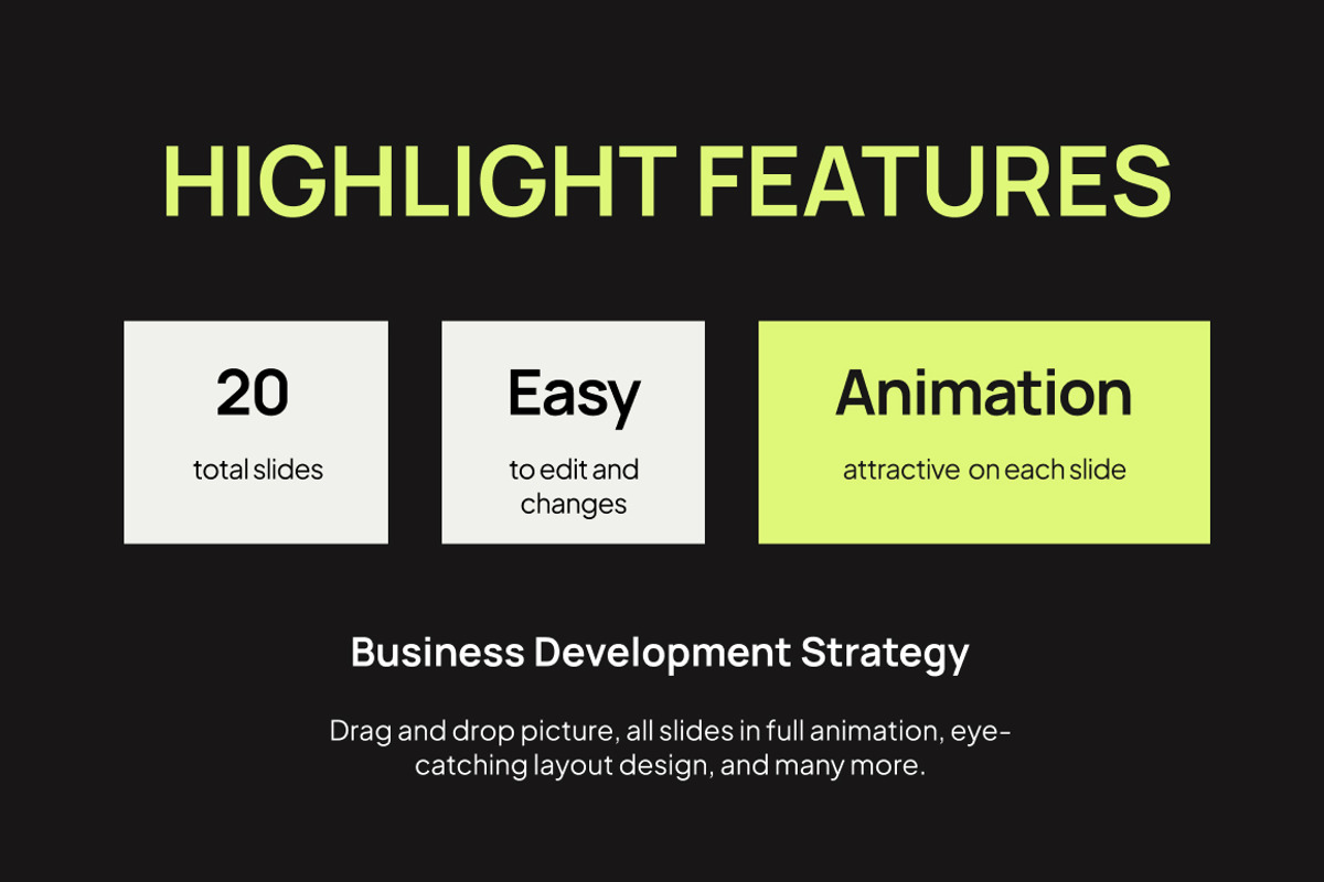 Business Development PowerPoint, a Presentation Template by Loin Studio (Photo 2 of 4)