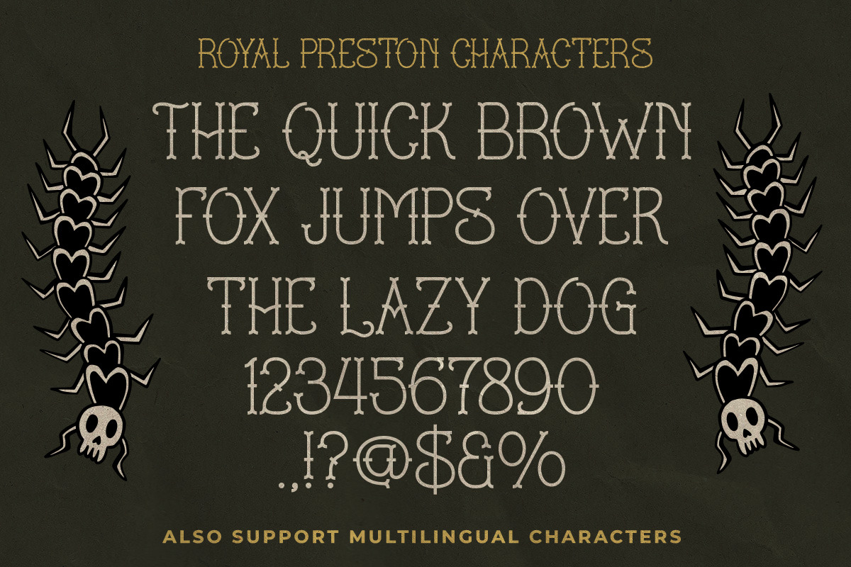 STH Royal Preston, a Slab Serif Font by Sitintahitam (Photo 2 of 5)