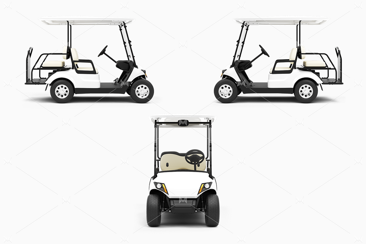 Yamaha The Drive Golf Cart Mockup