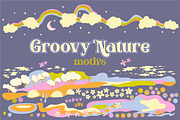 Groovy nature collection, an Illustration by Mona Ahmed (Thumbnail 4 of 7)
