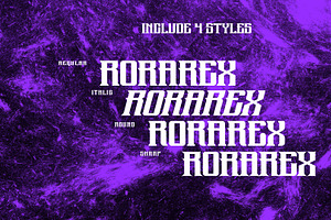 Rorarex Font