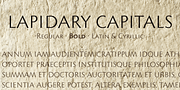 Lapidary Capitals, a Sans Serif Font by Kostic Type Foundry (Thumbnail 1 of 3)