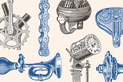 Bicycles - Vintage Illustration Set, an Illustration by Graphic Goods (Thumbnail 4 of 10)